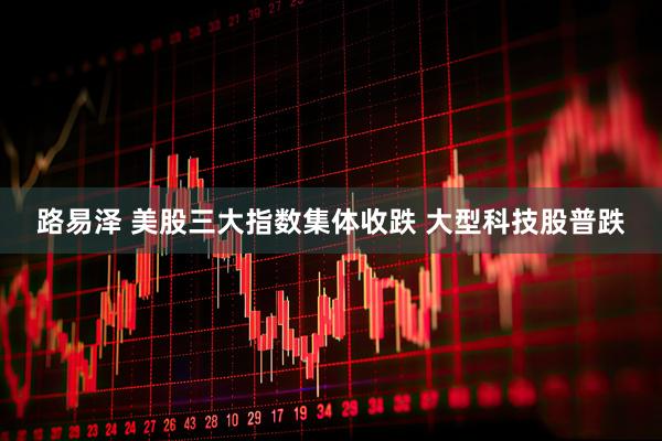 路易泽 美股三大指数集体收跌 大型科技股普跌